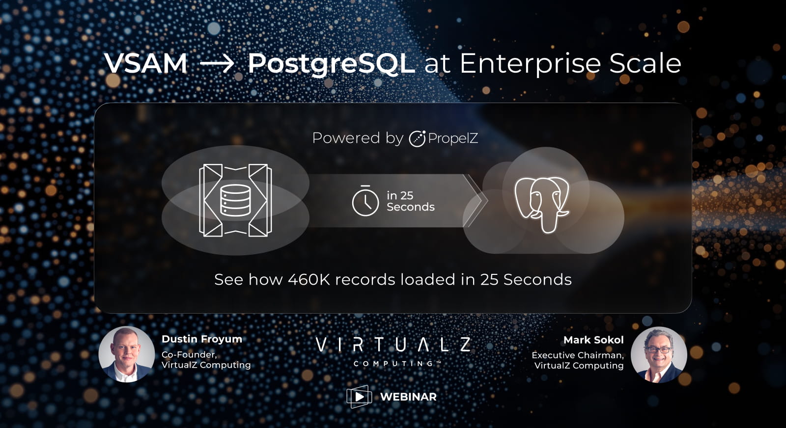 Webinar - VSAM to PostgreSQL at Enterprise Scale