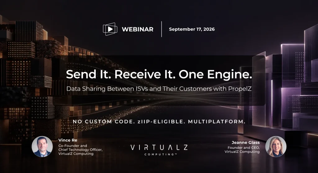 Send It. Receive It. One Engine. webinar - data sharing between ISVs and their customers with PropelZ